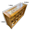 Bancada de Madeira Maciça + 4 Banquetas de Brinde - Tora Design