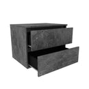 Balcão Gabinete Gaveteiro Suspenso 60cm Organizador Sem Cuba 2 Gavetas Banheiro BN3607