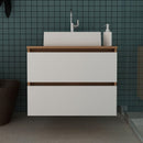 Balcão Gabinete Gaveteiro Suspenso 60cm Organizador Sem Cuba 2 Gavetas Banheiro BN3607