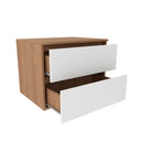 Balcão Gabinete Gaveteiro Suspenso 60cm Organizador Sem Cuba 2 Gavetas Banheiro BN3607