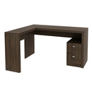 Mesa para Escritório de Canto 1,36x1,13mt 2 Gavetas ME4129  - Tora Design