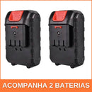 Mini Motoserra Elétrica a Bateria (+1 BATERIA E MALETA DE BRINDE) - Tora Design