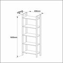 Estante Livreiro Armário Multiuso Aberta AZ1005 5 Prateleiras - Tora Design