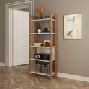 Estante Livreiro Armário Multiuso Aberta AZ1005 5 Prateleiras - Tora Design