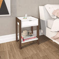 Mesa de Cabeceira com Tomada 1 Gaveta Az1016 - Tora Design
