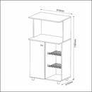 Balcão Duplo para Forno com Fruteira e Porta BF3207  - Tora Design