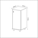 Balcão para Bebedouro 33,5CM 1 Porta com prateleira BL3306 - Tora Design