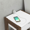 Mesa de Cabeceira com Tomada 1 Gaveta Az1016 - Tora Design