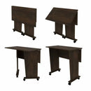 Mesa dobrável Multiuso com Rodas Notebook Home Office ME4117 - Tora Design