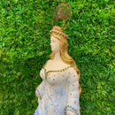 Escultura Iemanjá Degradê com Pérolas - Tora Design