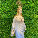 Escultura Iemanjá Degradê com Pérolas - Tora Design