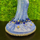 Escultura Iemanjá Degradê com Pérolas - Tora Design