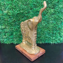 Escultura Elefante Dourado com Pedrarias - Tora Design