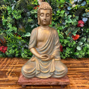 Escultura Buda Dourado Sidarta - Tora Design