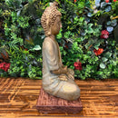 Escultura Buda Dourado Sidarta - Tora Design