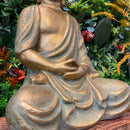 Escultura Buda Dourado Sidarta - Tora Design