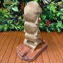 Escultura Trio Macaco Sabedoria Dourado - Tora Design