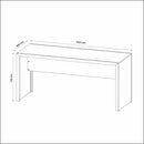 Escrivaninha ME4109 Mdp de 1630mm x 745mm x 600mm - Tora Design