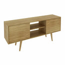 Rack para TV 42 Polegadas 2 Portas R1464 Natural e Palha - Tora Design