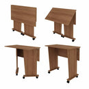 Mesa dobrável Multiuso com Rodas Notebook Home Office ME4117 - Tora Design