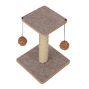 Arranhador Poste para Gatos com Bolinha Dupla Brinquedo - Tora Design