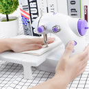 Mini Máquina de Costura Portátil Elétrica + Pedal Bivolt - Tora Design