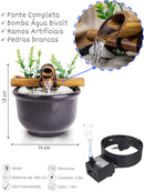 Fonte de Água Cascata Biqueira em Bambu