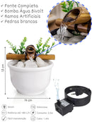 Fonte de Água Cascata Biqueira em Bambu