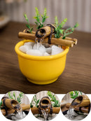 Fonte de Água Cascata Biqueira em Bambu