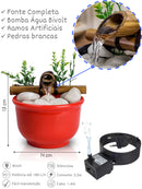 Fonte de Água Cascata Biqueira em Bambu