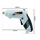 Parafusadeira Sem Fio Portátil Recarregável 32 Ponteiras + Maleta com Acessórios - Tora Design