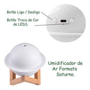 Umidificador Aromatizador Luminária Abajur Lua planeta 3d 200ml - Tora Design