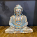 Buda Sidarta Meditando Cobre e Turquesa - Tora Design