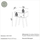 Mesa de Cabeceira Nature TW49 - Tora Design