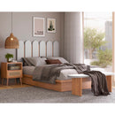 Mesa de Cabeceira Curve com Tela Natural TW48- Tora Design