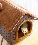 Casinha de Inverno peluciado Pet - Cães e Gatos