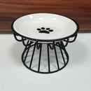 Tigela de Porcelana Alta Elevação para Cães e Gatos - Tora Design