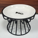 Tigela de Porcelana Alta Elevação para Cães e Gatos - Tora Design