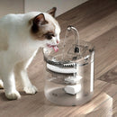 Bebedouro Automático para Cães e Gatos Transparente - AquaFlow - Tora Design