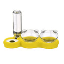 Comedouro Elevado Duplo Com Bebedouro Automático - PetMoist - Tora Design